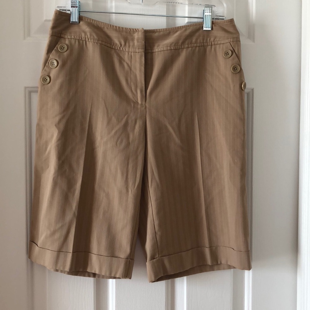 Pinstriped shorts